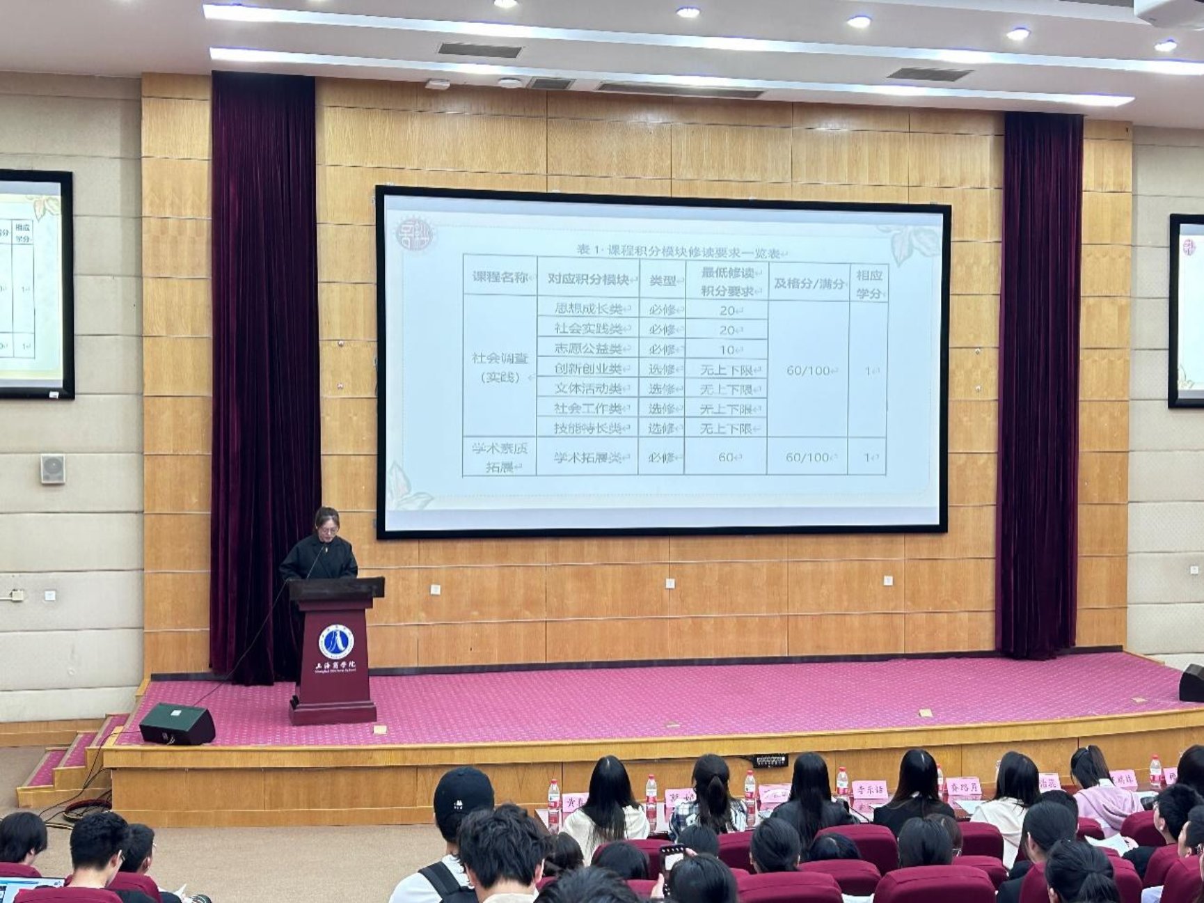 图为社会服务部部长薄孟文发言